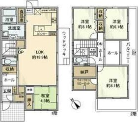 二本木新町1丁目戸建の物件間取画像